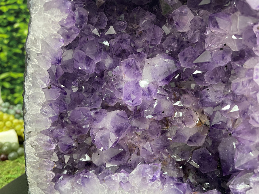 "FAR OUT STARMAN" Amethyst Geode Cathedral 10.00 High Quality Brazil NS-580