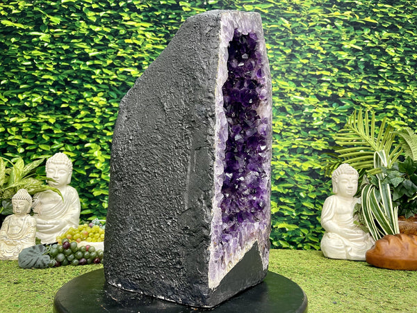 "DEEP JOYOUS WONDER" Amethyst Geode 22.00 High Quality Cathedral Brazil NS-605