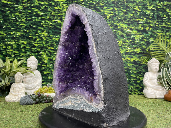 "PURPLE REJUVENATION" Amethyst Geode High Quality 18.00 Deep Cathedral Brazil NS-606