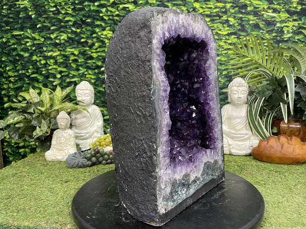 "HEALING SQUARED" High Quality Amethyst Geode 16.00 Brazil High Quality NS-611