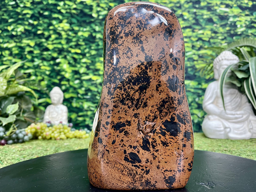 "FRESH AND CLEAN" Mahogany Obsidian Stone 9.00 Very High Quality Specimen NS-718