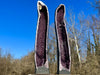 "ETHEREAL GATEWAY" Huge Amethyst Geode Pair 76.00 High Quality Cathedrals XS-5