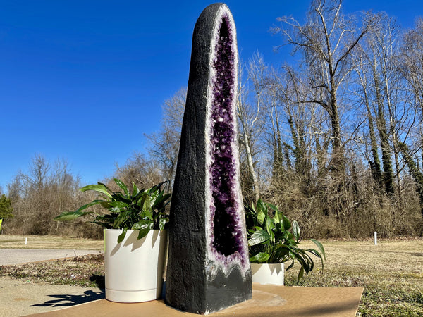 "BEACON OF BRILLIANCE" Amethyst Geode Cathedral 53.00 High Quality Brazil XS-3