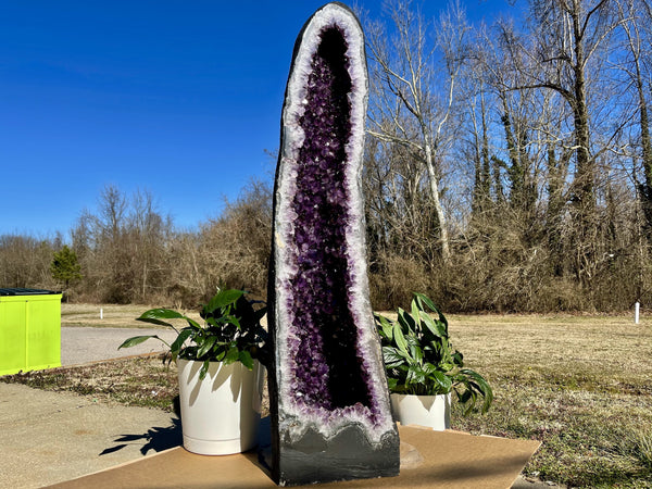 "BEACON OF BRILLIANCE" Amethyst Geode Cathedral 53.00 High Quality Brazil XS-3