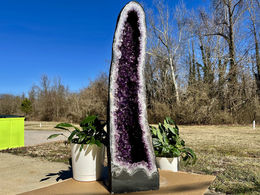 "BEACON OF BRILLIANCE" Amethyst Geode Cathedral 53.00 High Quality Brazil XS-3