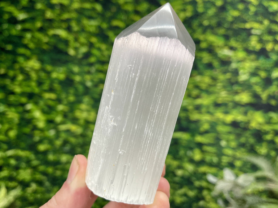 "MAGICAL MAGNIFIERS" Selenite Wand Points HIGH QUALITY Healing Crystal