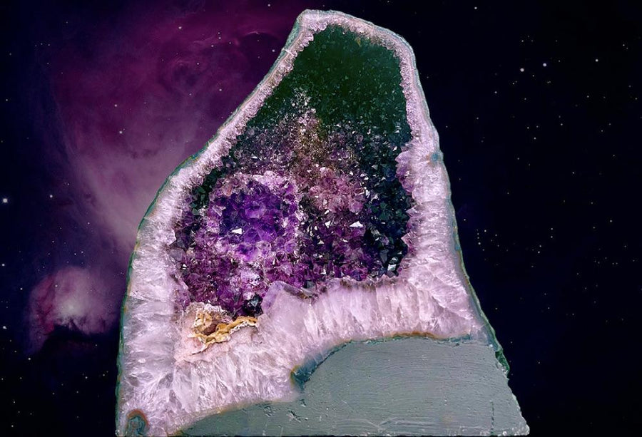 Amethyst Geode Cathedral 14.00 VERY High Quality AG-26