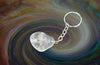 "ONE DROP OF WISDOM" Clear Quartz High Quality Keychain