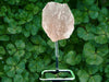 "LOLLIPOP-O-LOVIN" Rose Quartz w Custom Stand High Quality