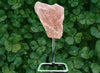 "LOLLIPOP-O-LOVIN" Rose Quartz w Custom Stand High Quality