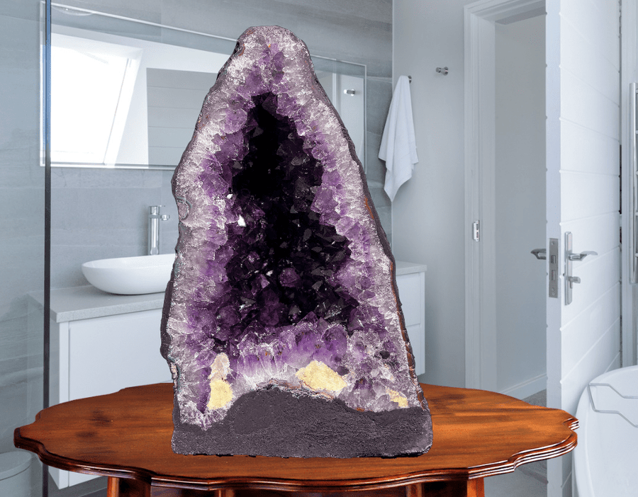 "SACRED ARCH" Amethyst Geode Cathedral 13.00 VERY High Quality DAG-11