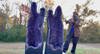 "THE PEARLY GATES" Amethyst Geode Pair 59.50" Tall Very High Quality XA-9