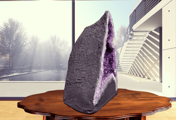 "BLISSFUL BEAUTY" Amethyst Geode Cathedral 15.50 VERY High Quality DAG-43