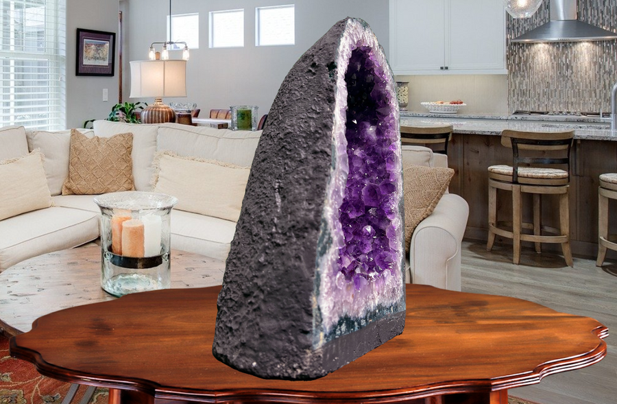 "HEART & SOUL" Amethyst Geode Cathedral 14.00 VERY High Quality DAG-53