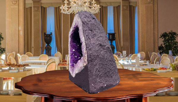 "CLEANSE THE SOUL" Amethyst Geode Cathedral 12.50 VERY High Quality DAG-68