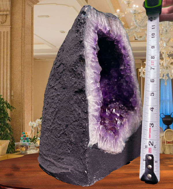 "CLEANSE THE SOUL" Amethyst Geode Cathedral 12.50 VERY High Quality DAG-68