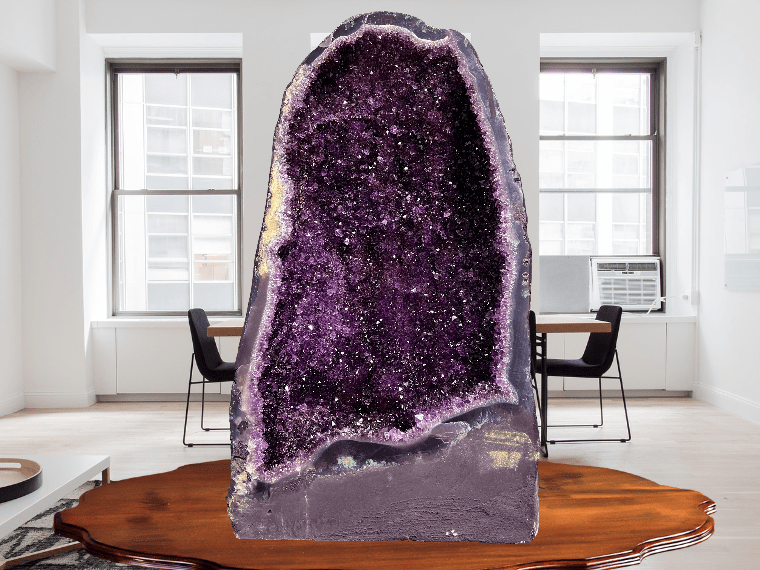 "DREAM LIFE" Amethyst Geode Cathedral 23.50 VERY High Quality DAG-70