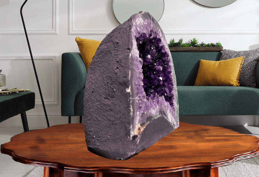 "UNIVERSAL SPIRIT" Amethyst Geode Cathedral 13.50 VERY High Quality DAG-76