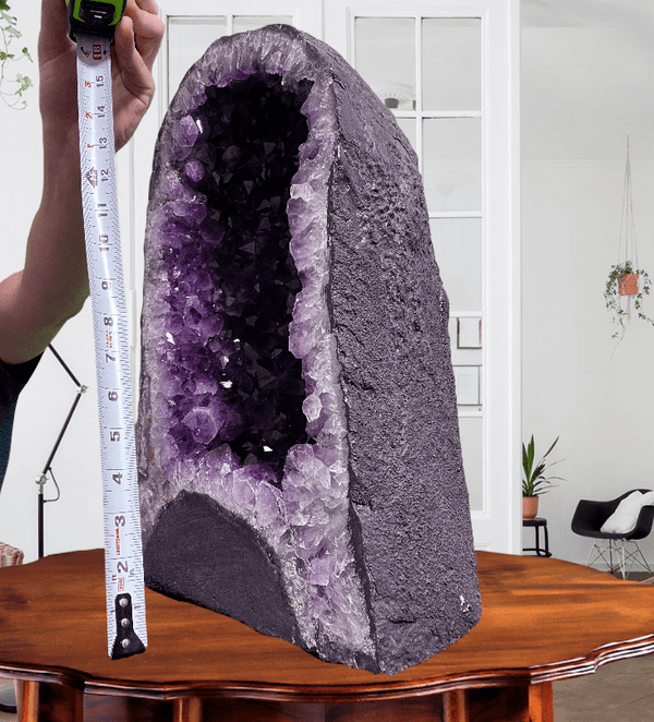 "ASCENDING SPIRITUALITY" Amethyst Geode Cathedral 16.00 VERY High Quality DAG-78