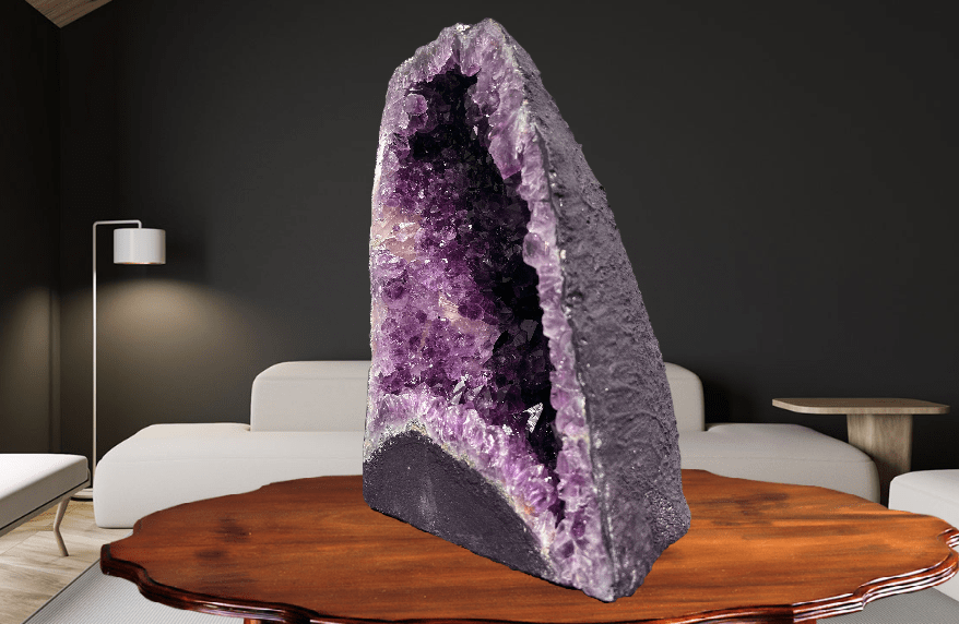 "INFINITE HEALING" Amethyst Geode Cathedral 12.00 VERY High Quality DAG-93