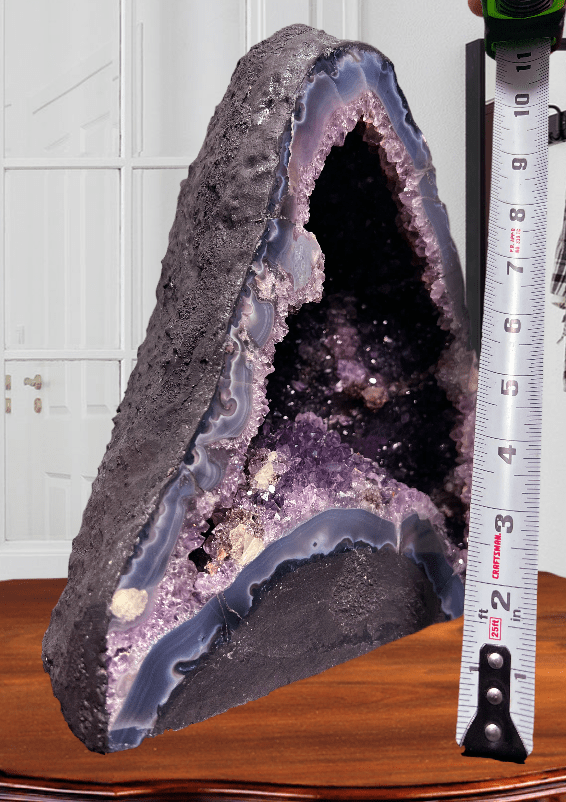 "LET GO" Amethyst Geode Cathedral 11.00 VERY High Quality DAG-95