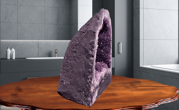 "SPIRITUAL LIFT" Amethyst Geode Cathedral 9.00 VERY High Quality DAG-96