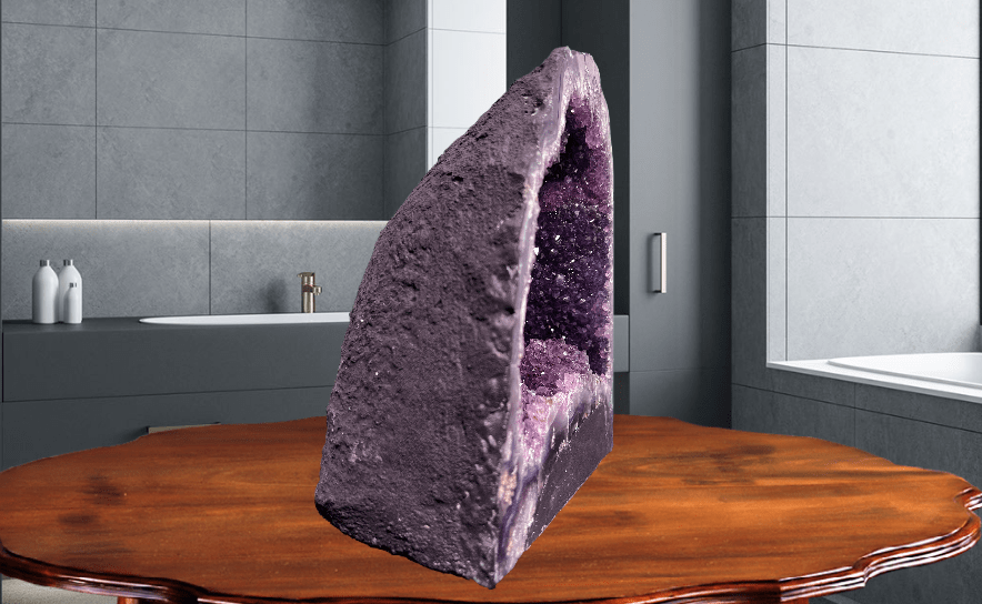 "SPIRITUAL LIFT" Amethyst Geode Cathedral 9.00 VERY High Quality DAG-96