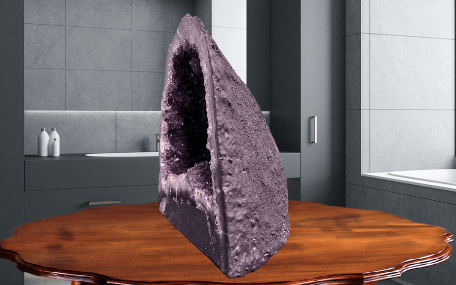 "SPIRITUAL LIFT" Amethyst Geode Cathedral 9.00 VERY High Quality DAG-96