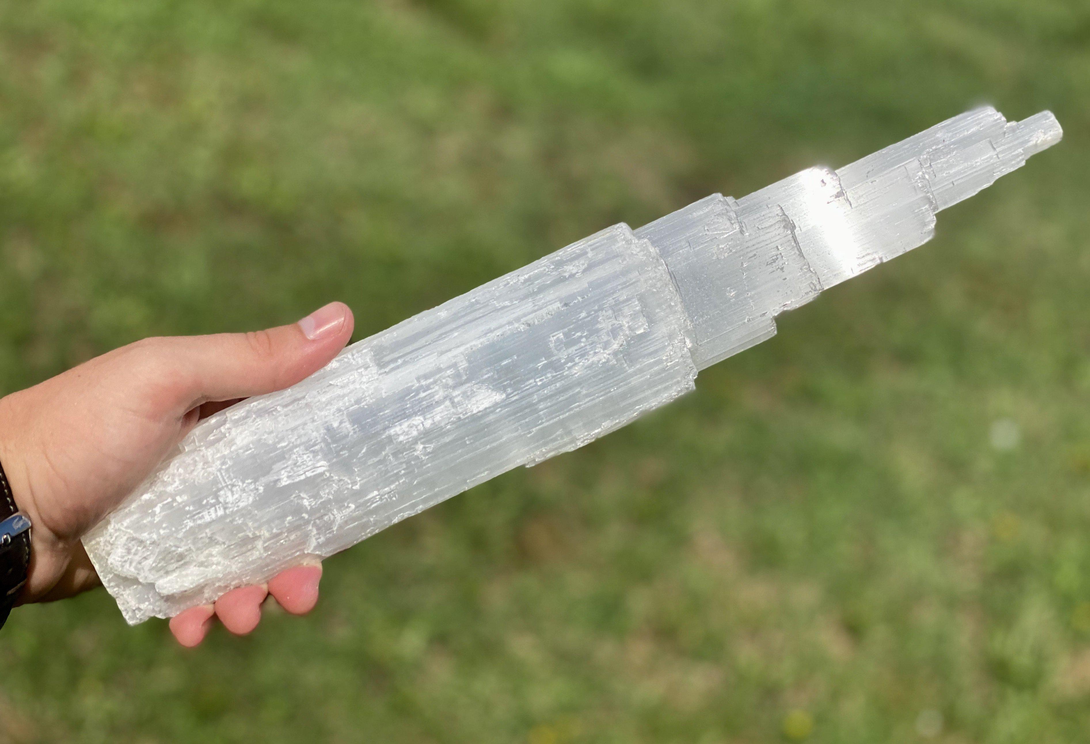 Selenite Stone Wand 