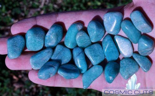 Amazonite Tumbled Stone-Cosmic Cuts