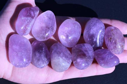 Ametrine Tumbled Stone-Cosmic Cuts