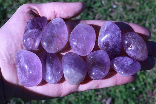 Ametrine Tumbled Stone-Cosmic Cuts