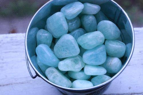 Aquamarine Tumbled Stone-Cosmic Cuts