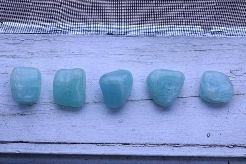 Aquamarine Tumbled Stone-Cosmic Cuts