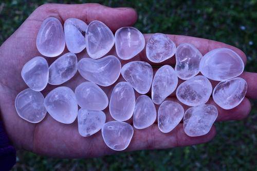 Clear Quartz Tumbled Stone-Cosmic Cuts