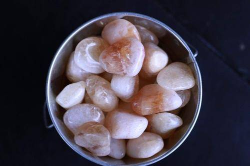 Heated Citrine Tumbled Stone-Cosmic Cuts