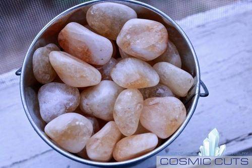 Heated Citrine Tumbled Stone-Cosmic Cuts