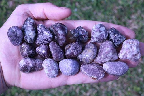 Lepidolite Tumbled Stone-Cosmic Cuts