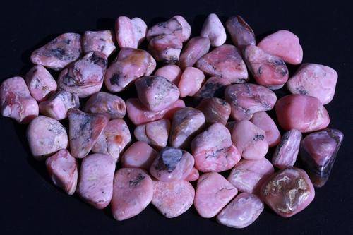 Pink Rhodonite Tumbled Stone-Cosmic Cuts