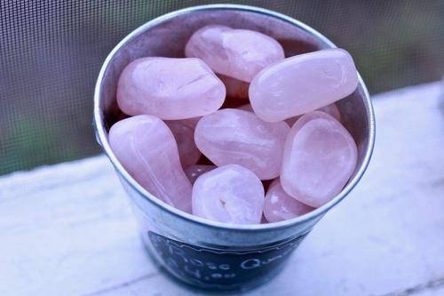 Rose Quartz Tumbled Stone-Cosmic Cuts