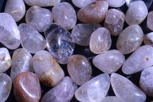 Rutilated Quartz Tumbled Stone-Cosmic Cuts