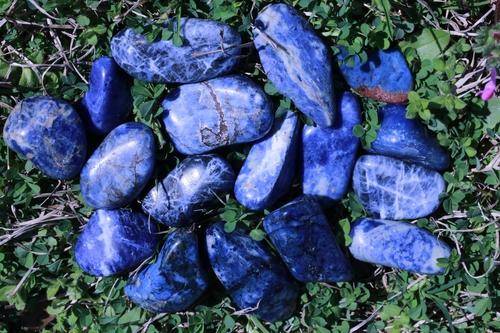 Sodalite Tumbled Stone-Cosmic Cuts