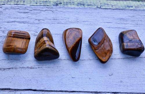 Tiger’s Eye Tumbled Stone-Cosmic Cuts