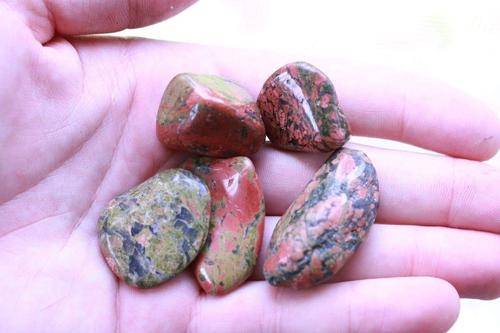 Unakite Jasper Healing Crystal Tumbled Gemstone Superb Quality-Cosmic Cuts