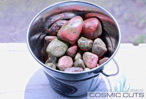 Unakite Jasper Healing Crystal Tumbled Gemstone Superb Quality-Cosmic Cuts