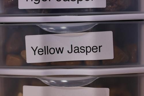 Yellow Jasper Tumbled Stone-Cosmic Cuts