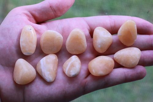 Yellow Quartz Tumbled Stone-Cosmic Cuts